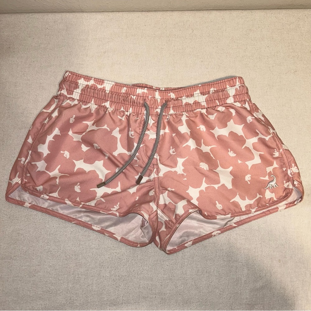 SurfCuz 2.5” Inseam Women Board Short‎ Pink and White Size S/4